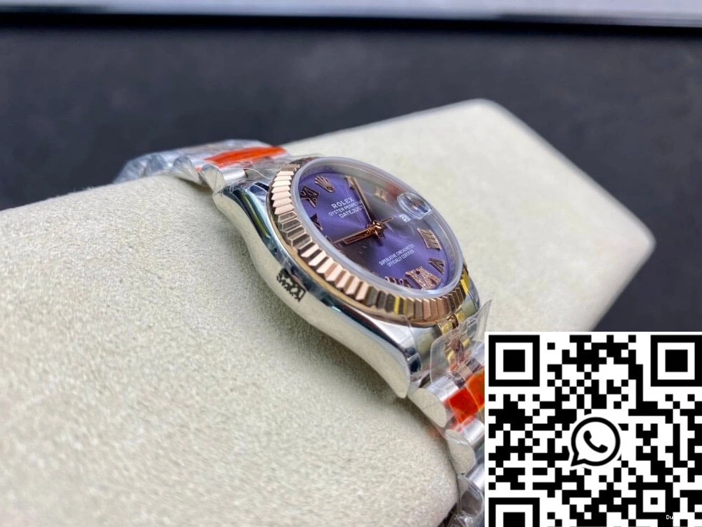 Factory Eggplant Purple Datejust Dial M278271-0020 Rolex Diamond TW 0813